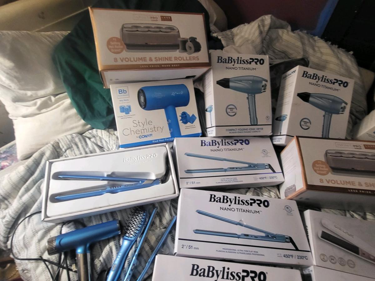 BABYLISS PRO NANO BIO IONIC CONAIR  LANGE HAIR STYLING TOOLS