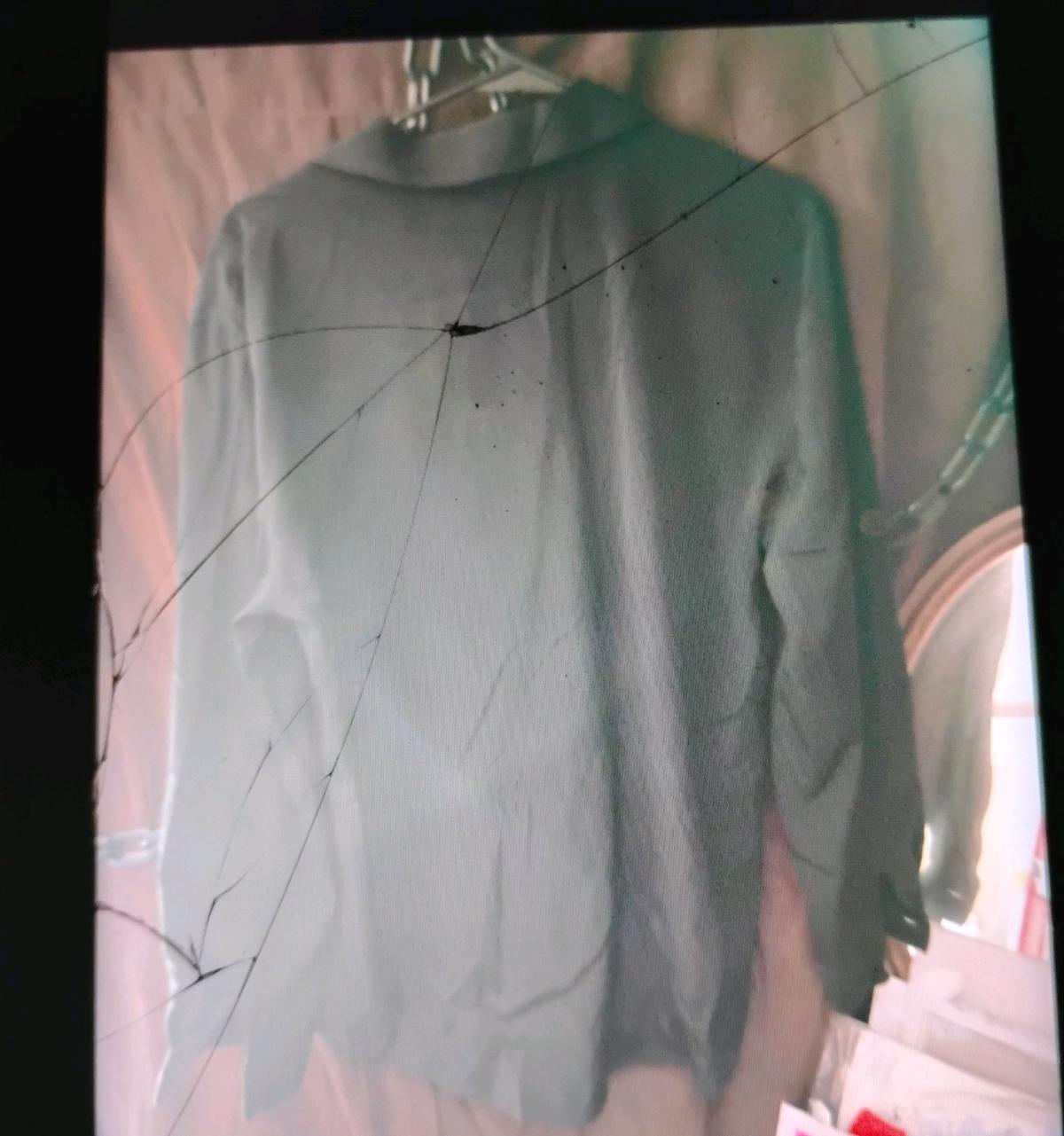 A Nice Long Sleeve Button Down Black Top