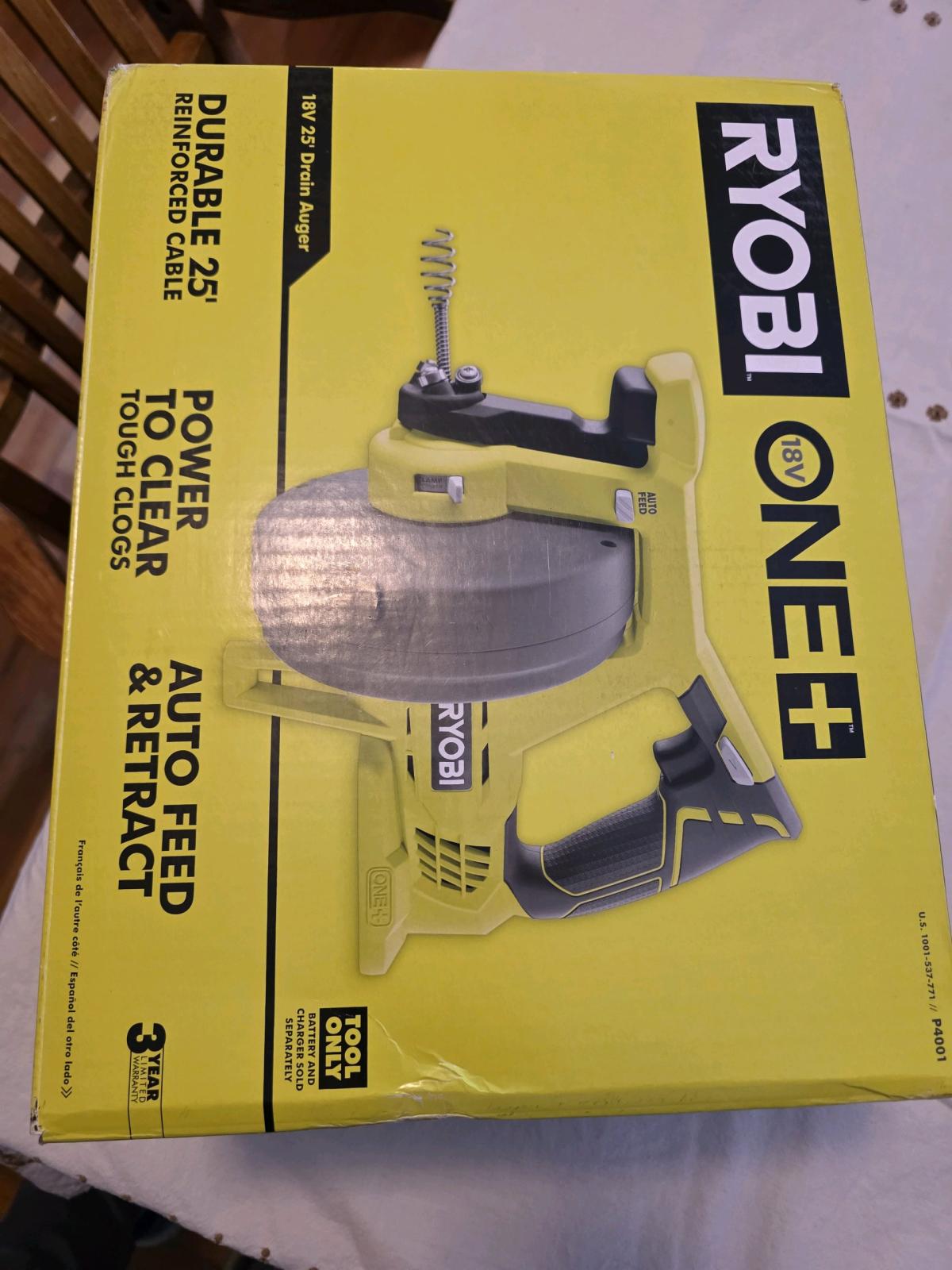 ONE 18V Drain Auger Tool Only