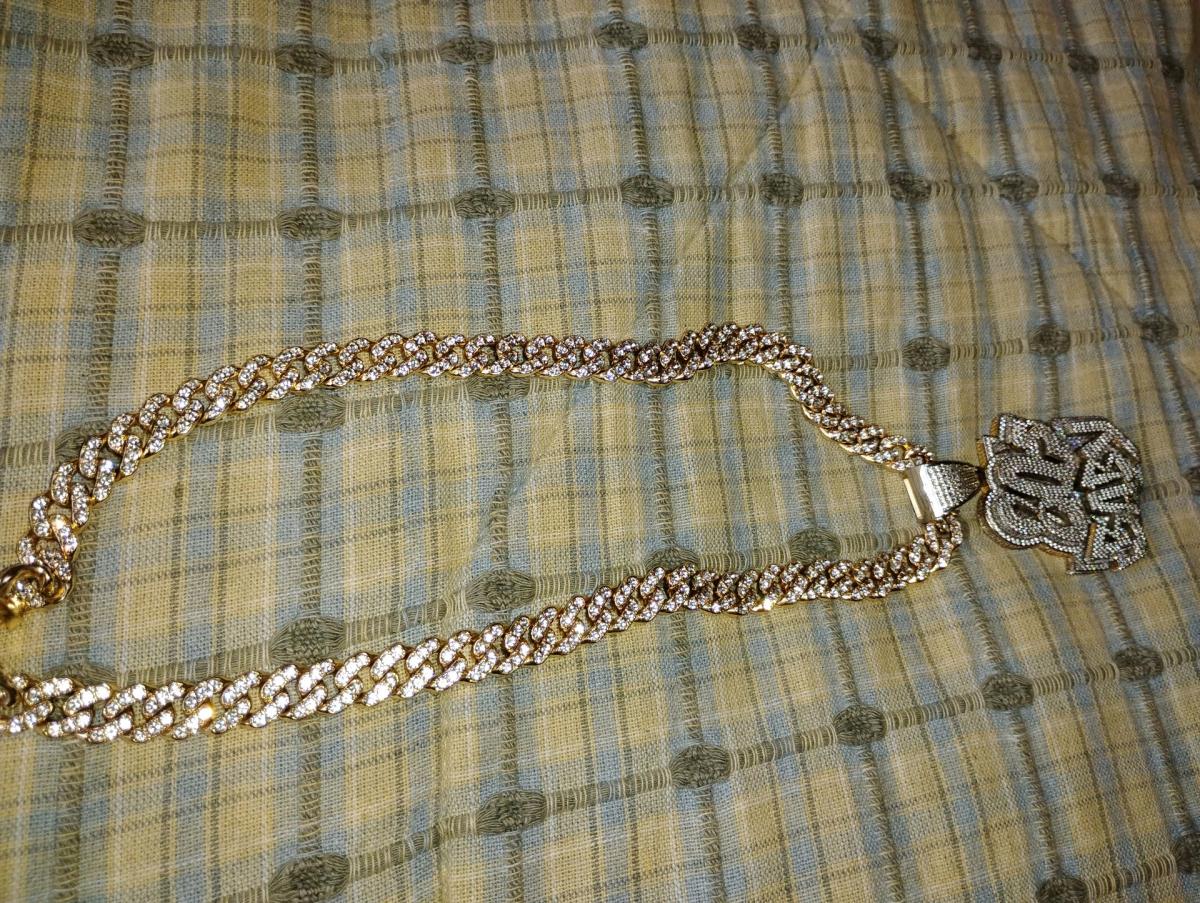 80s Baby Iced Out Cuban Chain