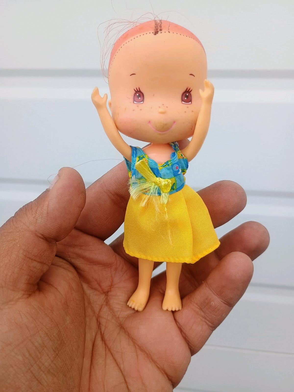 Bandai Strawberry Shortcake Dolls with NO HAIR 2002 2003 Vin