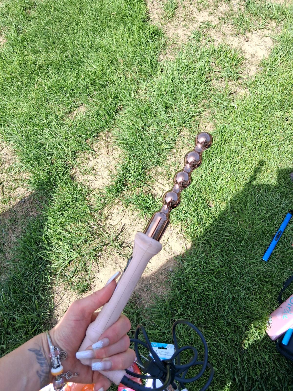 Lange bubble curling iron
