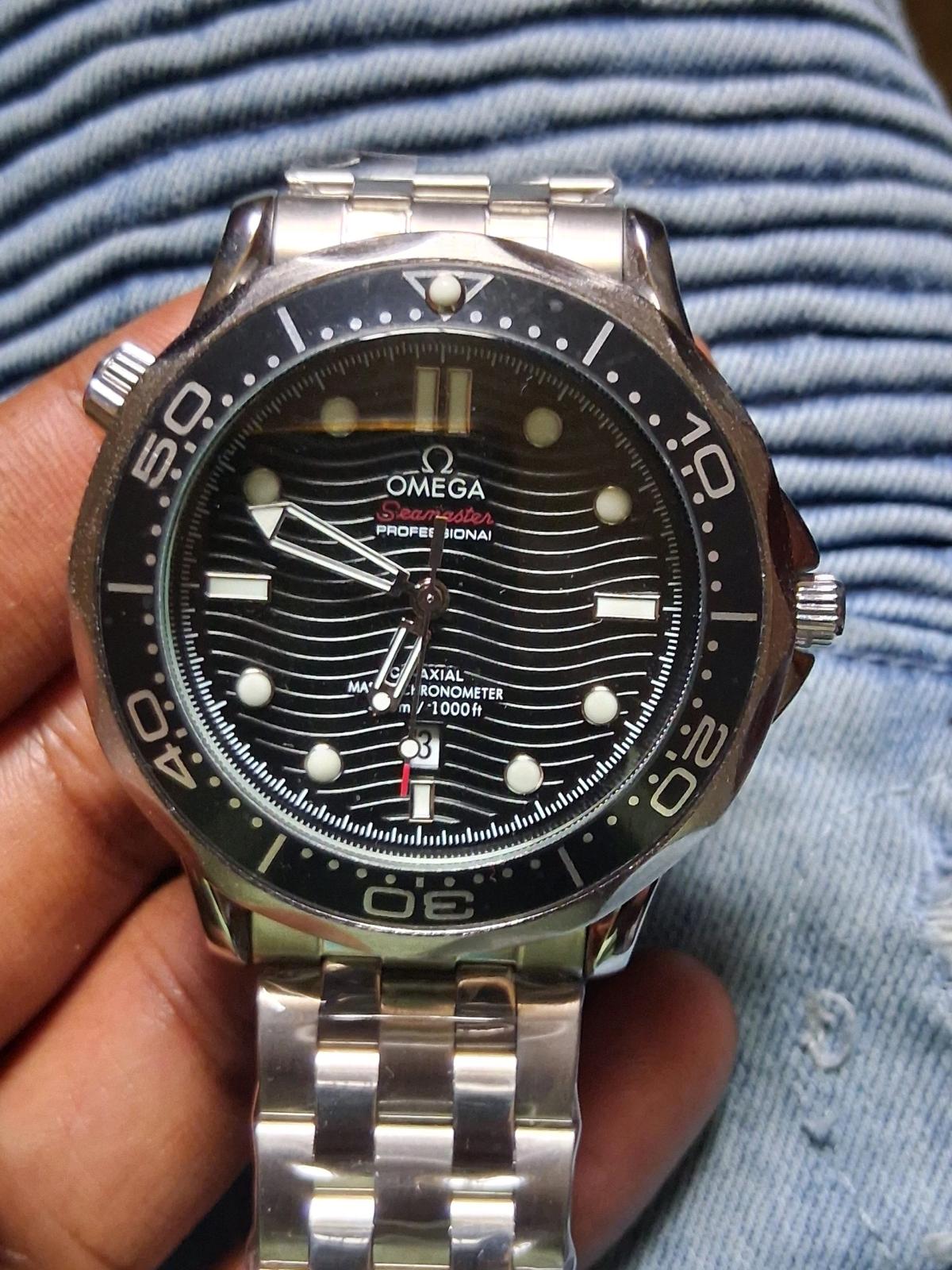 Omega Seamaster Professional 300m CoAxial Diver  Black Dial