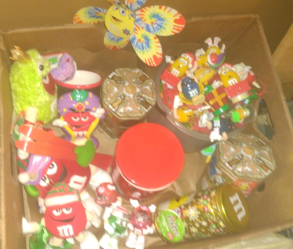 M and M Candy Collectibles Lot whole box