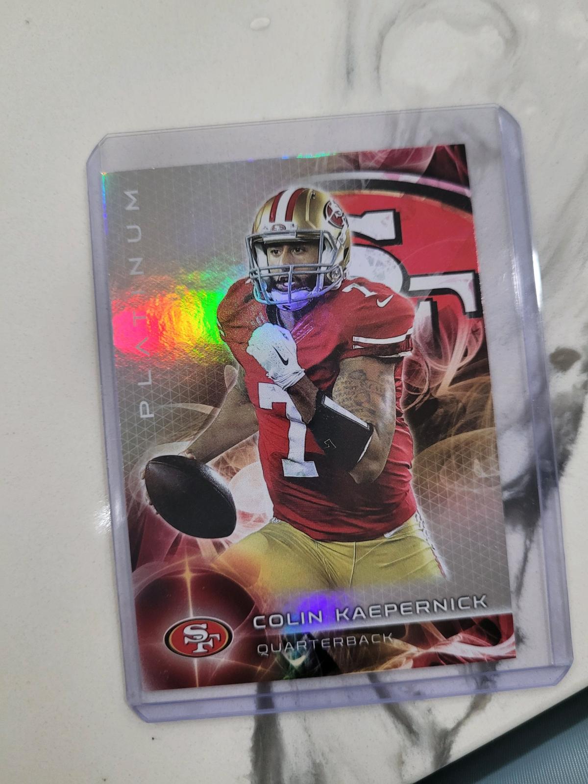 2015 Topps Platinum Colin Kaepernick Card
