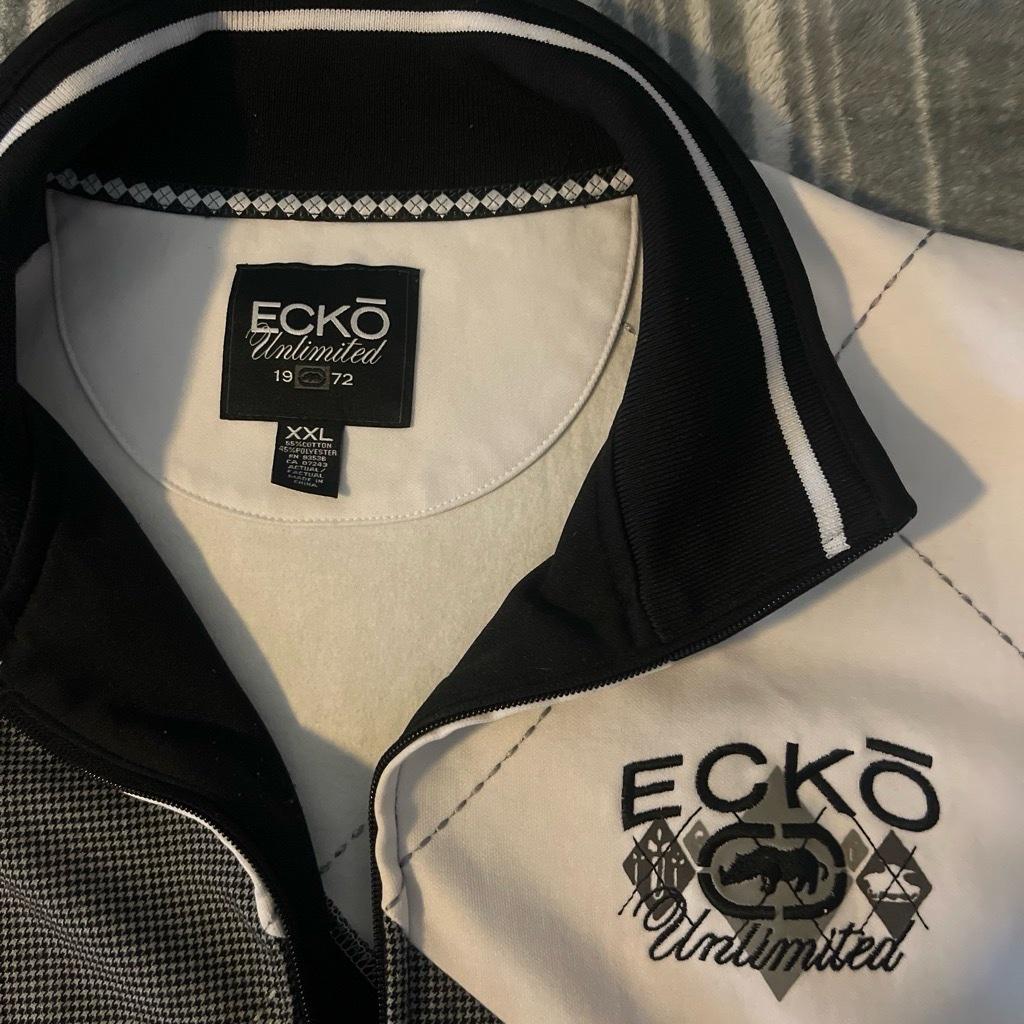 vintage grey y2k ECKO jacket