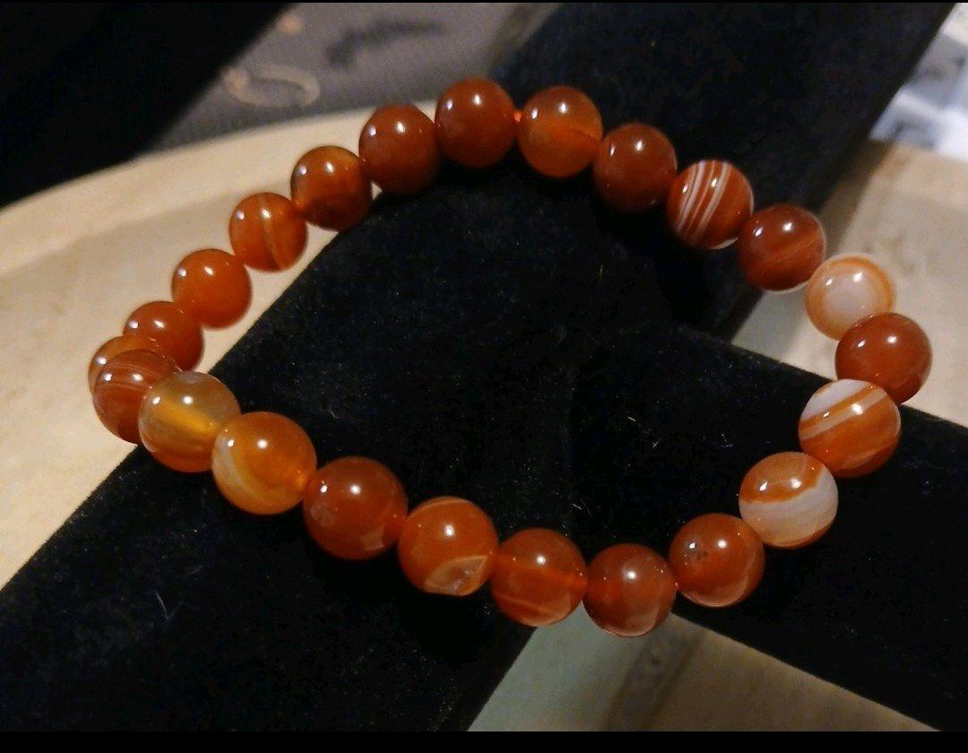 Carnelian Crystal Bracelet 67mm