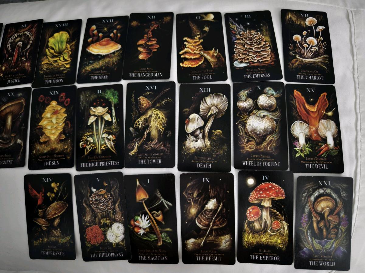 Mushroom Tarot deck by Midnight Magic