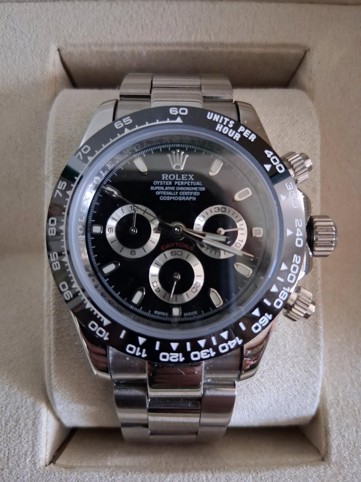 Rolex Reverse Panda Superclone NIB with papers