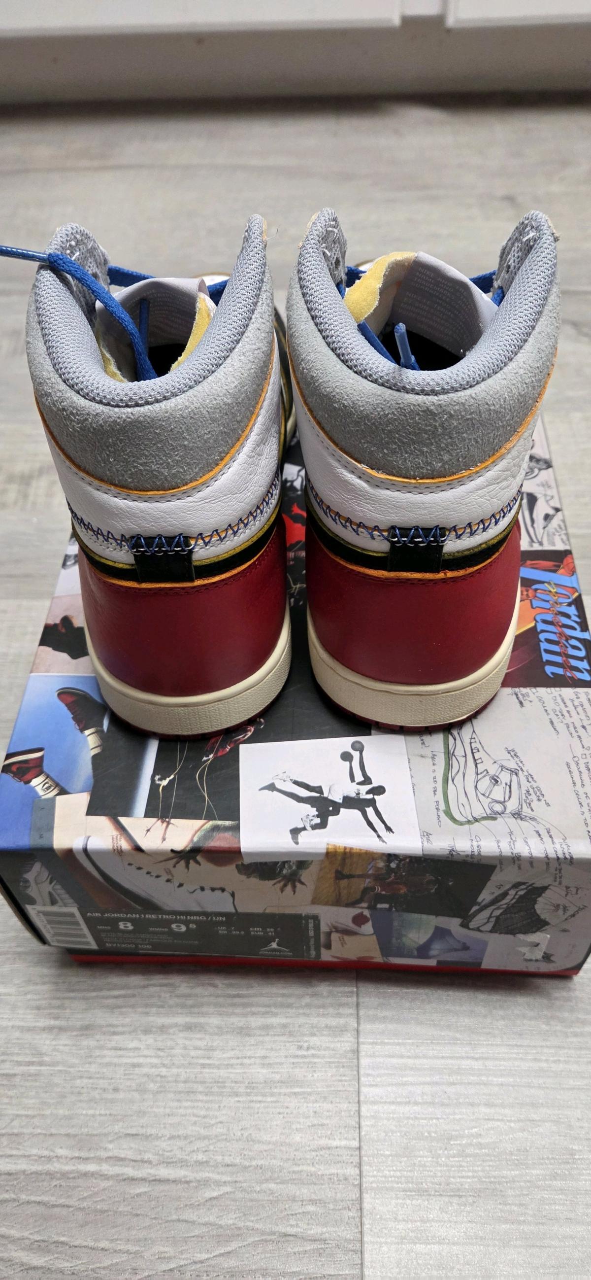 Jordan 1 Union Black Toe