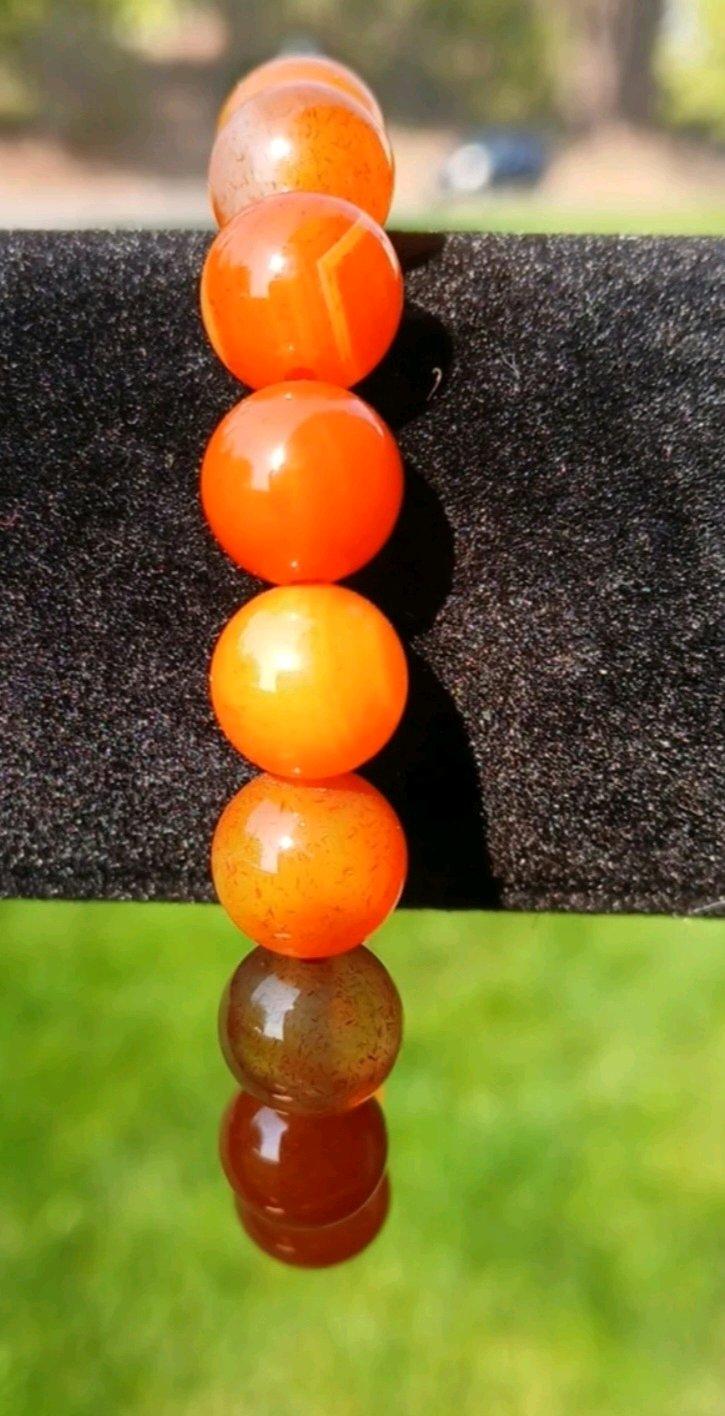 Carnelian Agate Bracelet 85mm