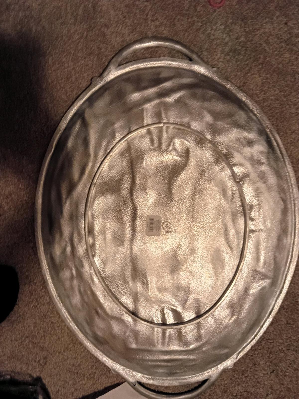 tin Christmas tray