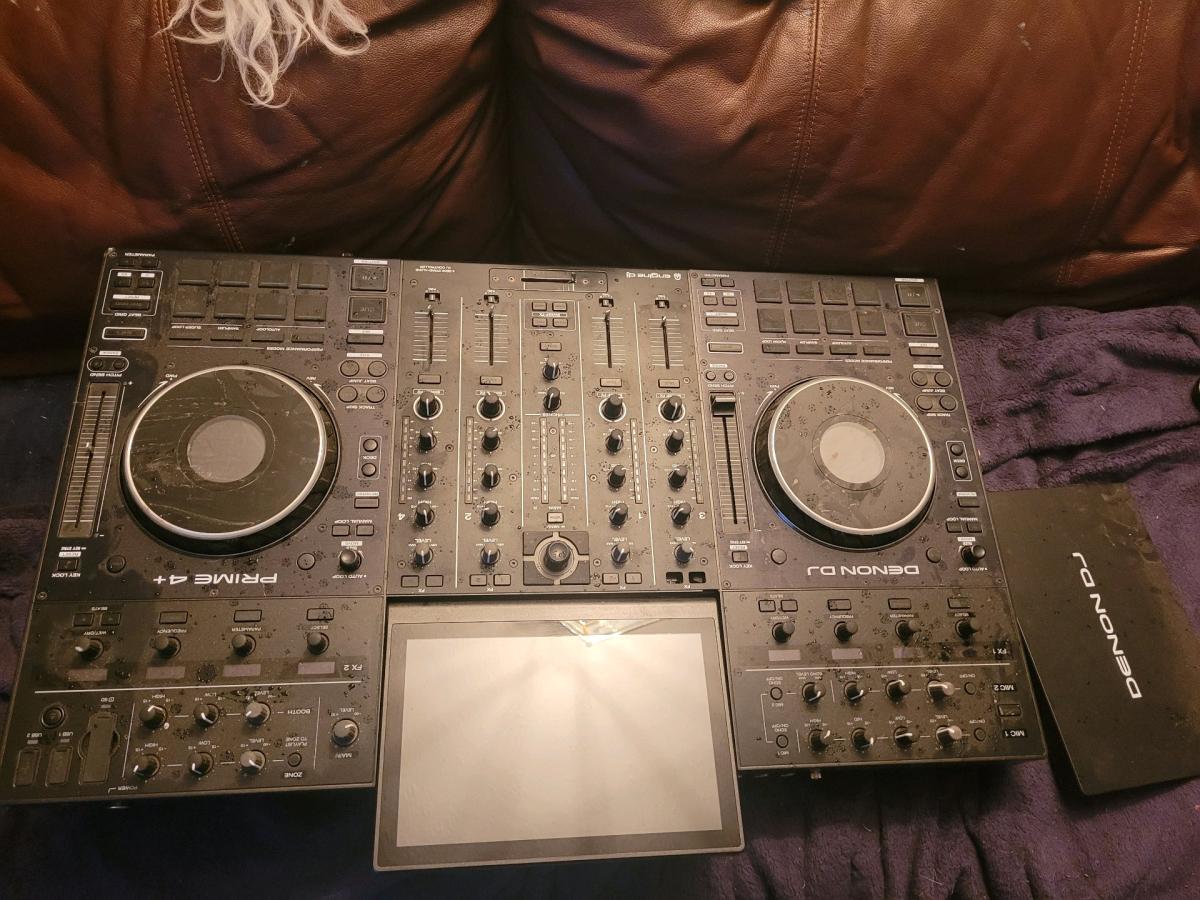 Denon DJ Prime 4 music mixer with touch screen