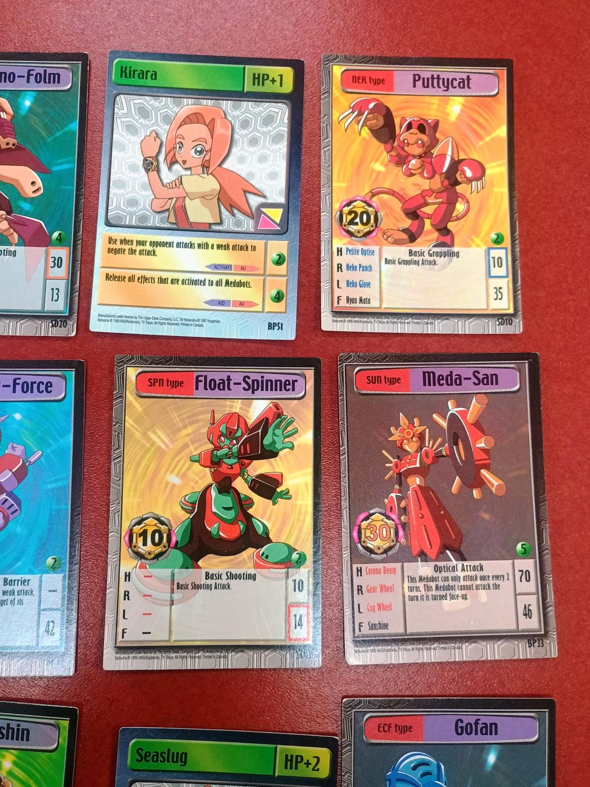 1999 Medabots Trading Card Game Lot Of 34 Cards  free shippi
