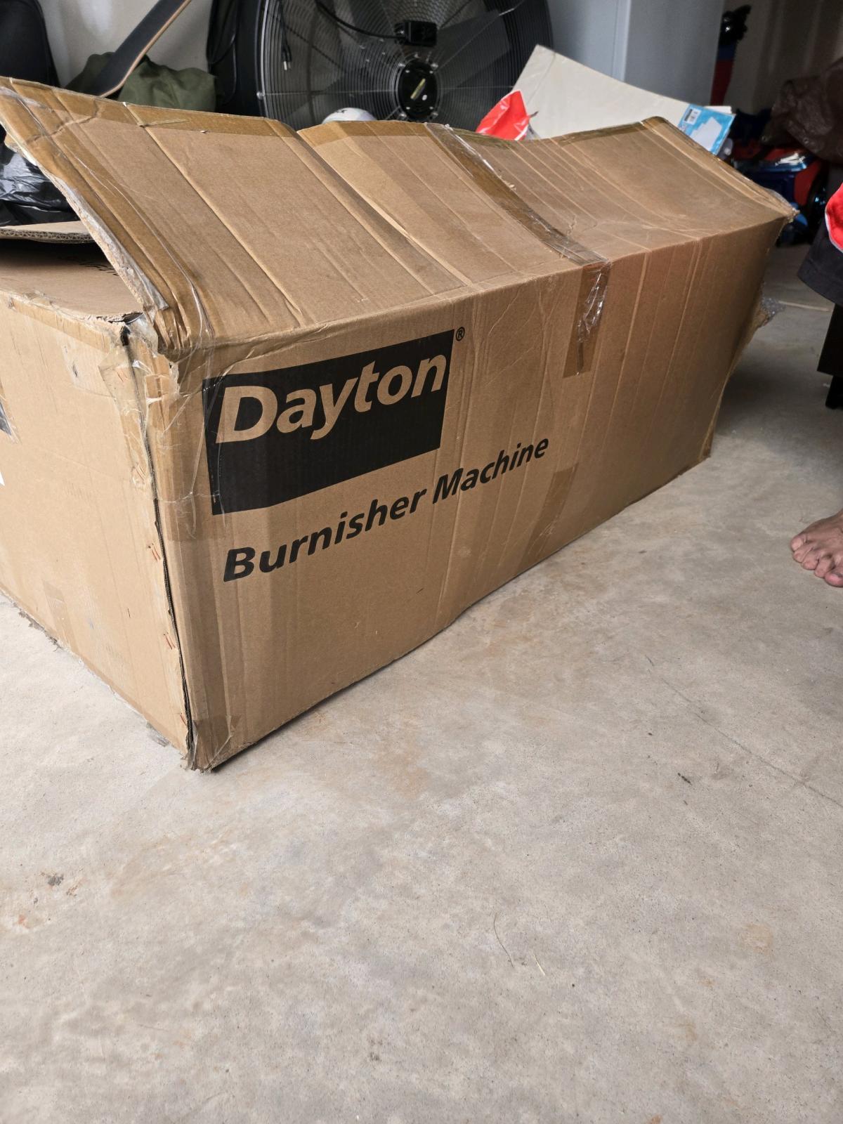 Dayton High Speed burnisher 1500rpm