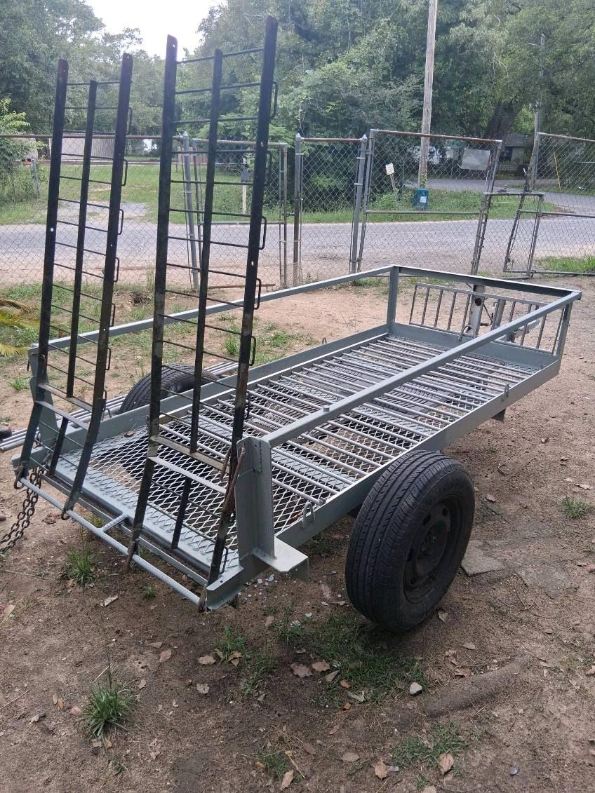 5x8 hauling and scraping trailer