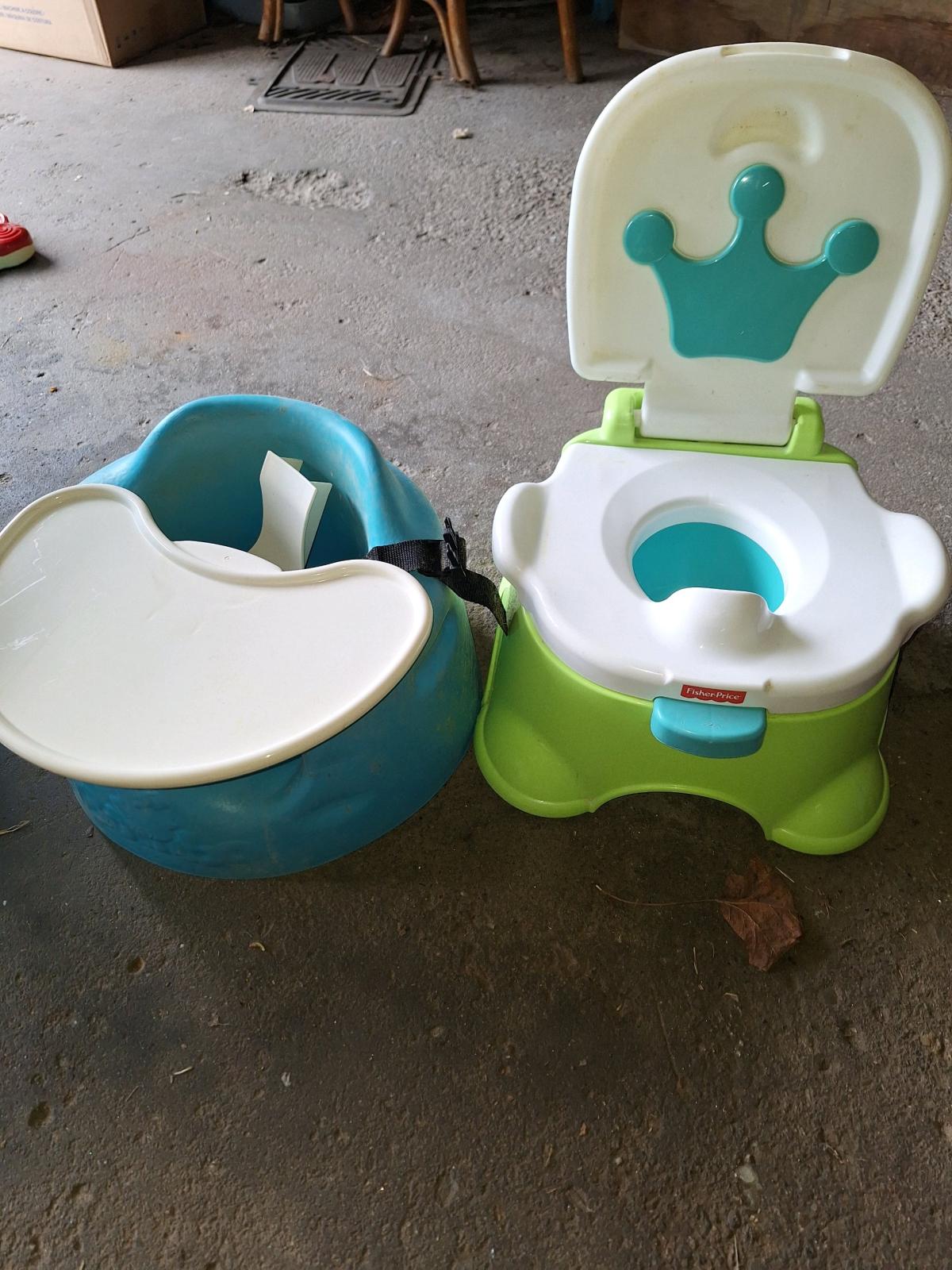 bumbo chair training potty along with toys