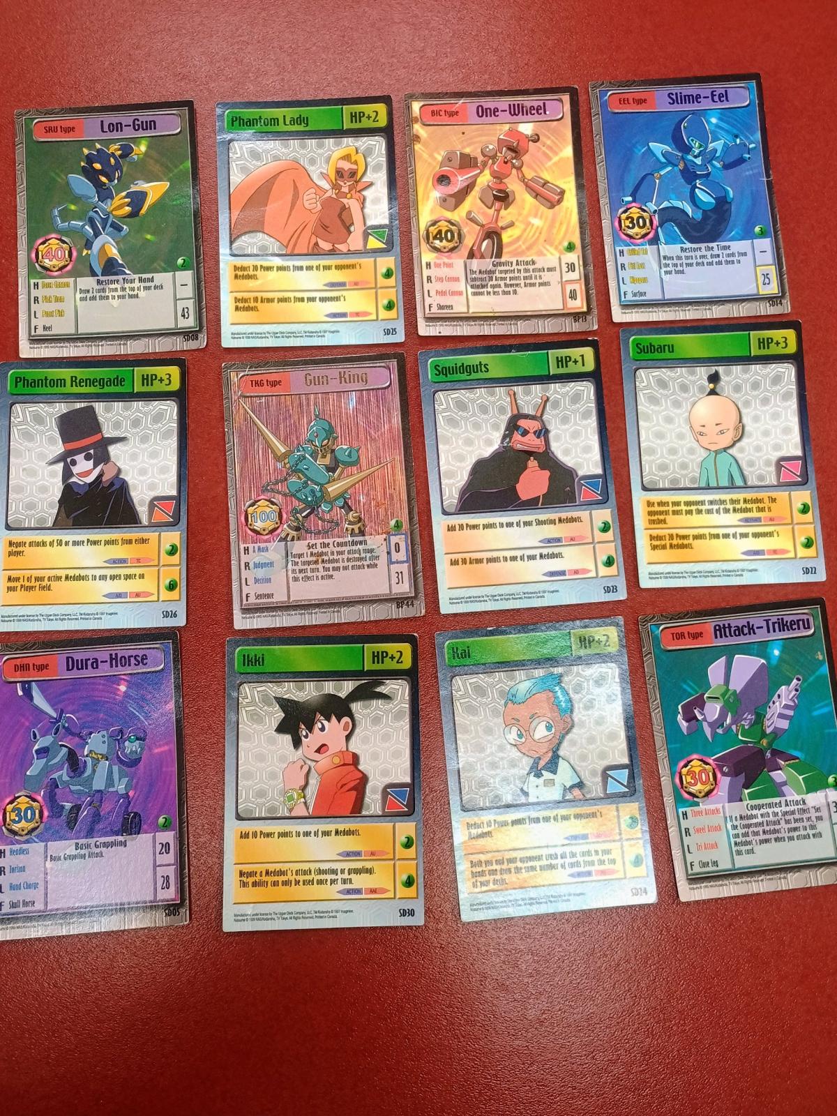 1999 Medabots Trading Card Game Lot Of 34 Cards  free shippi