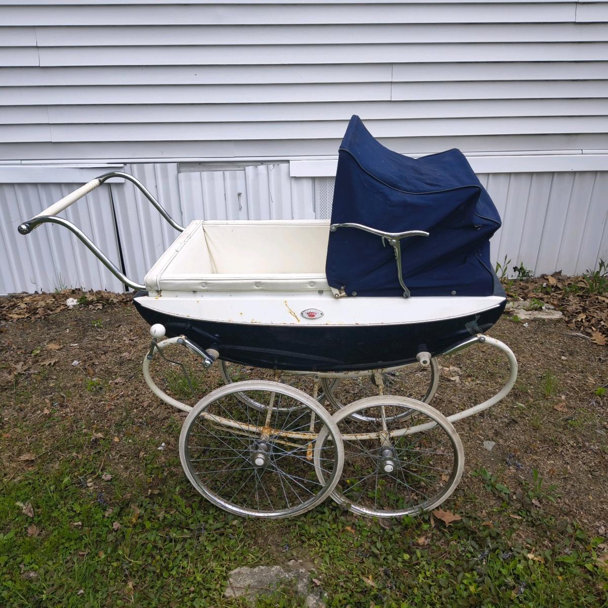 vintage antique stroller 1950s