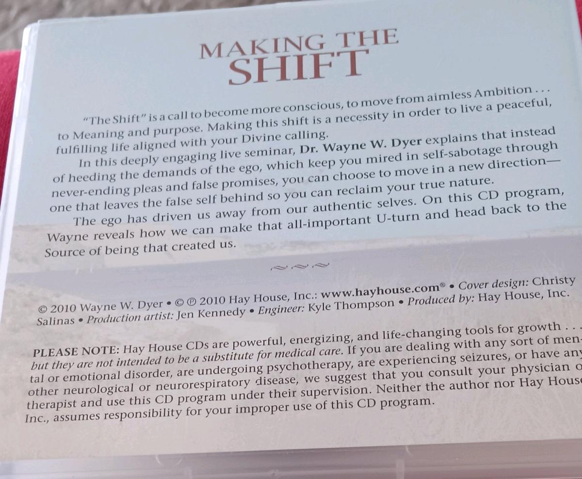 Dr Dyer Making the Shift