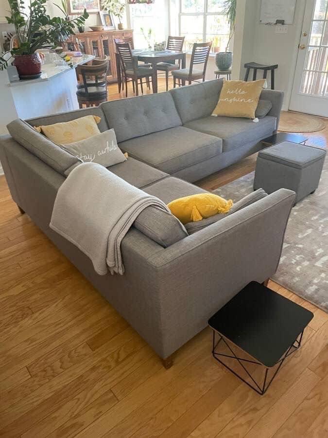 Grey Sectional Sofa for sale