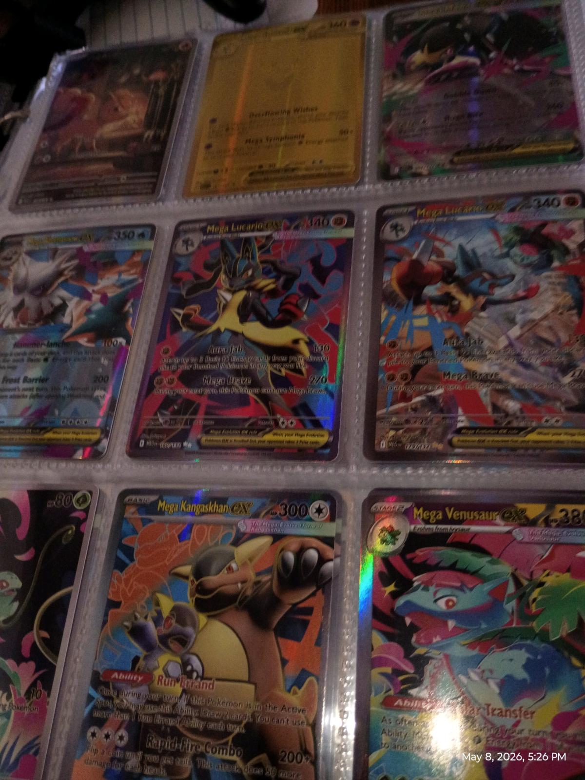 pokemon cards binder full and big box