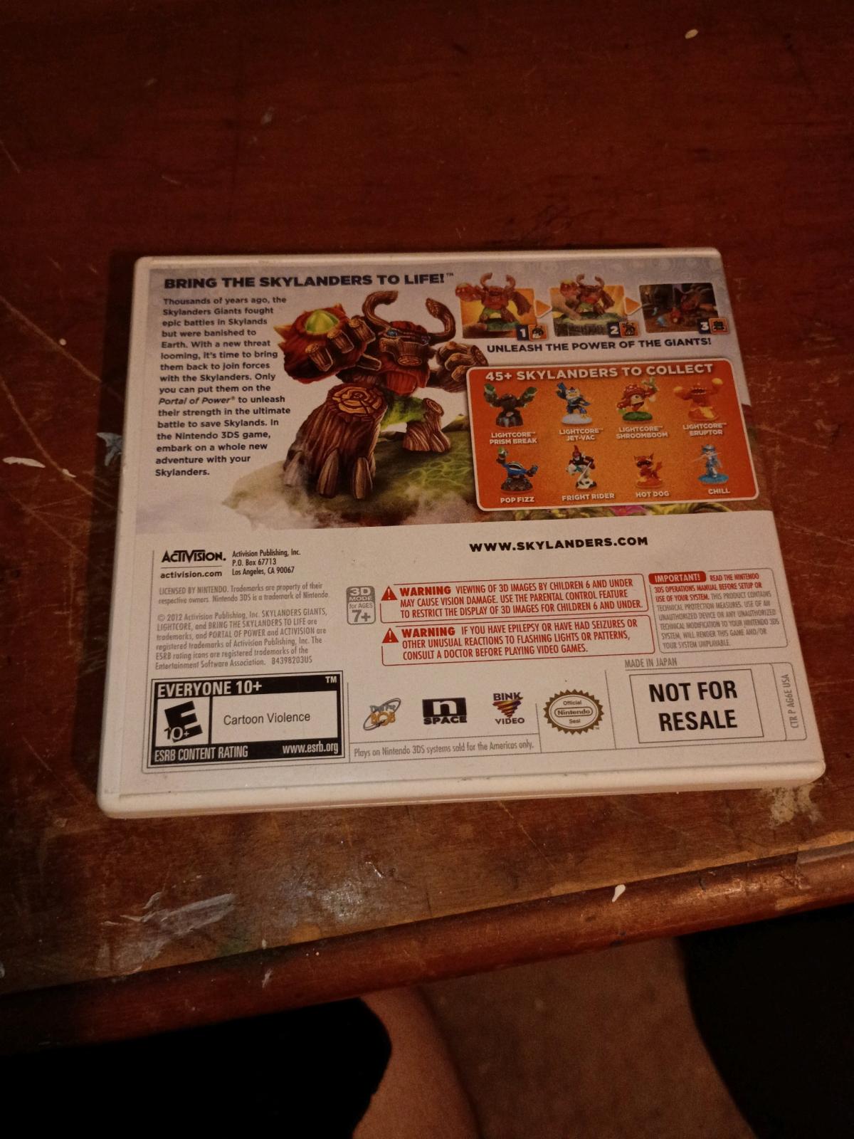Skylanders giant for 3ds