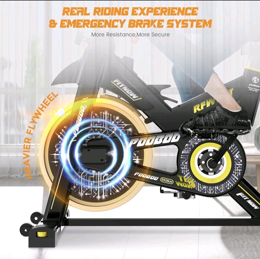 Indoor Exercise Bike Stationary Bike Cardio Workout Bike Fit