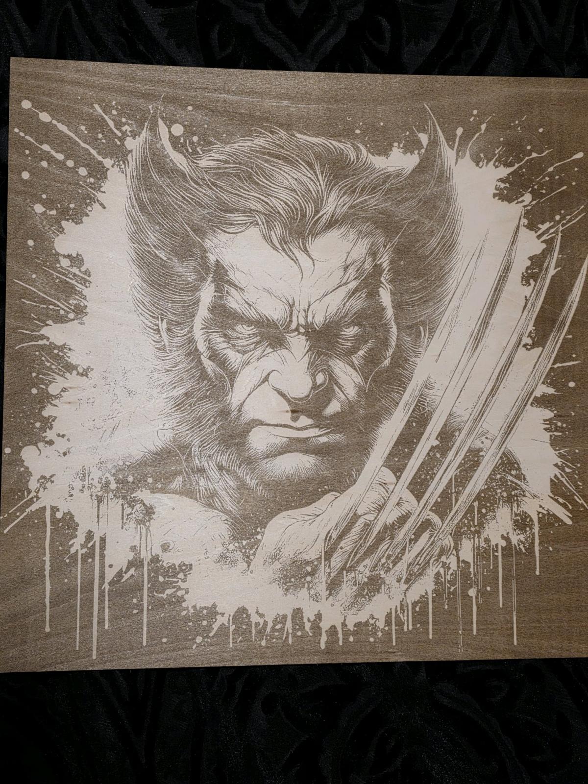 Wolverine laser engraving