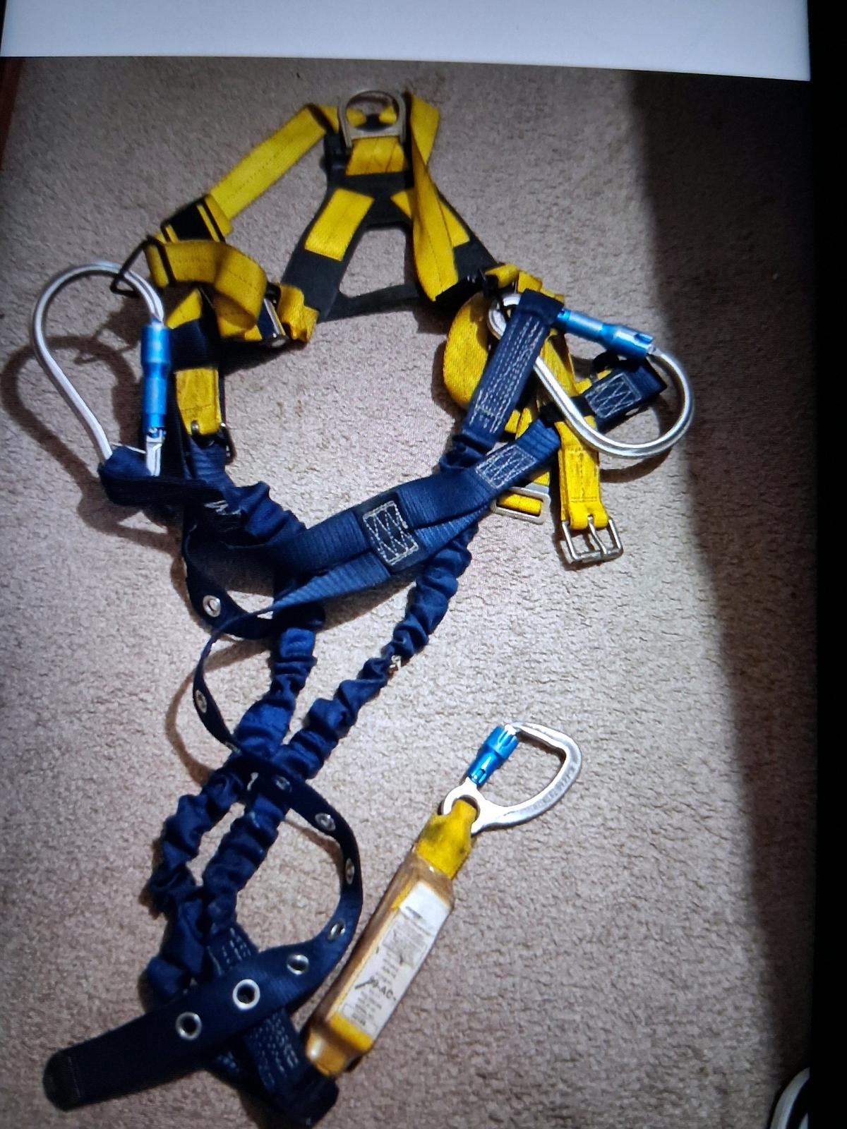 safety harnesses for work or climbing