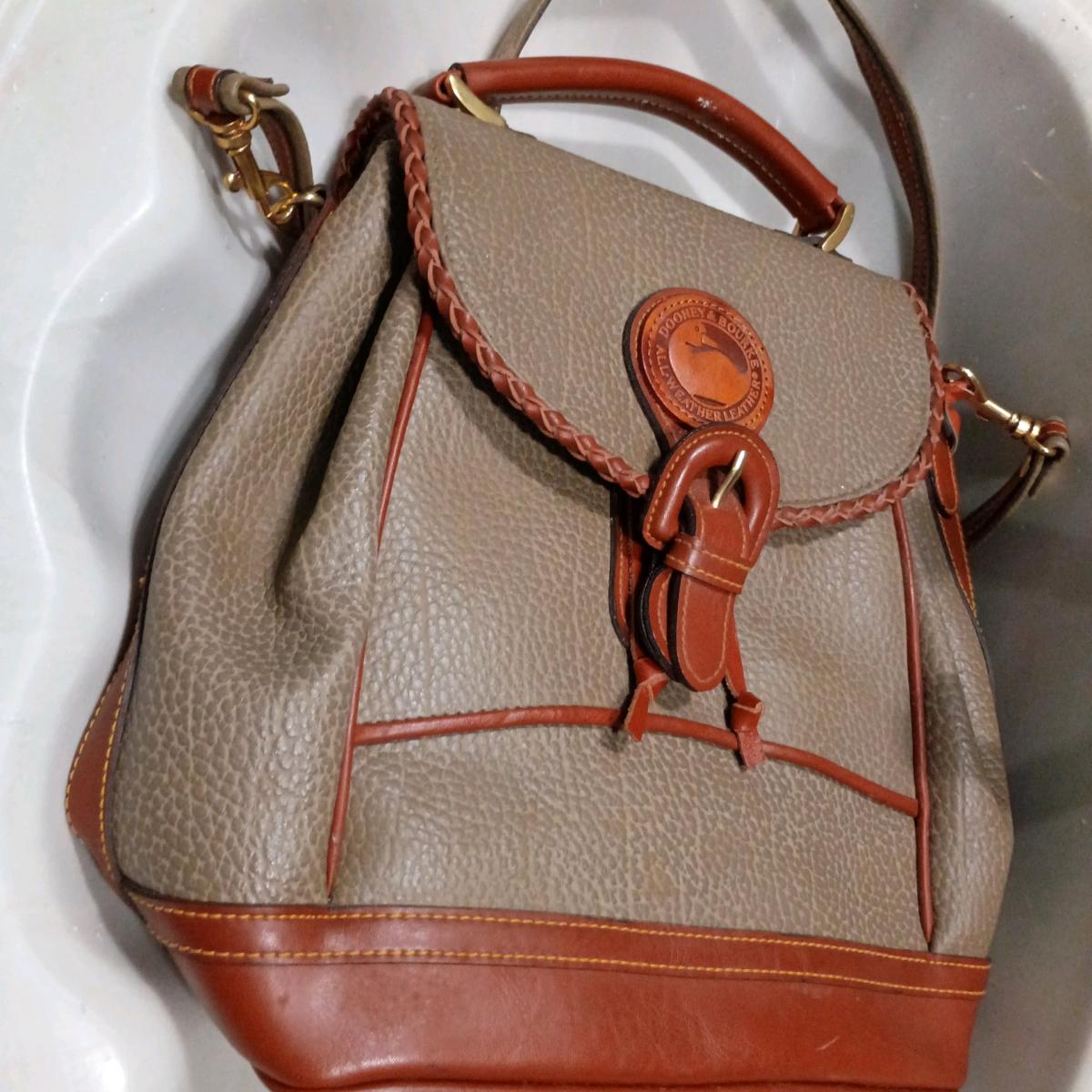 Bourke Donney leather backpack