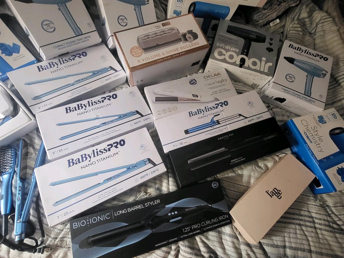 BABYLISS PRO NANO BIO IONIC CONAIR  LANGE HAIR STYLING TOOLS