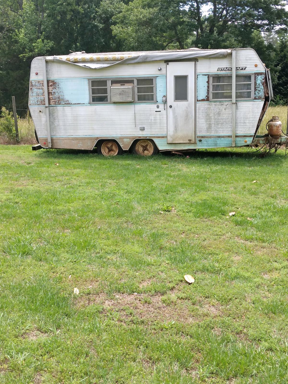 camper old just trying to get rid of
