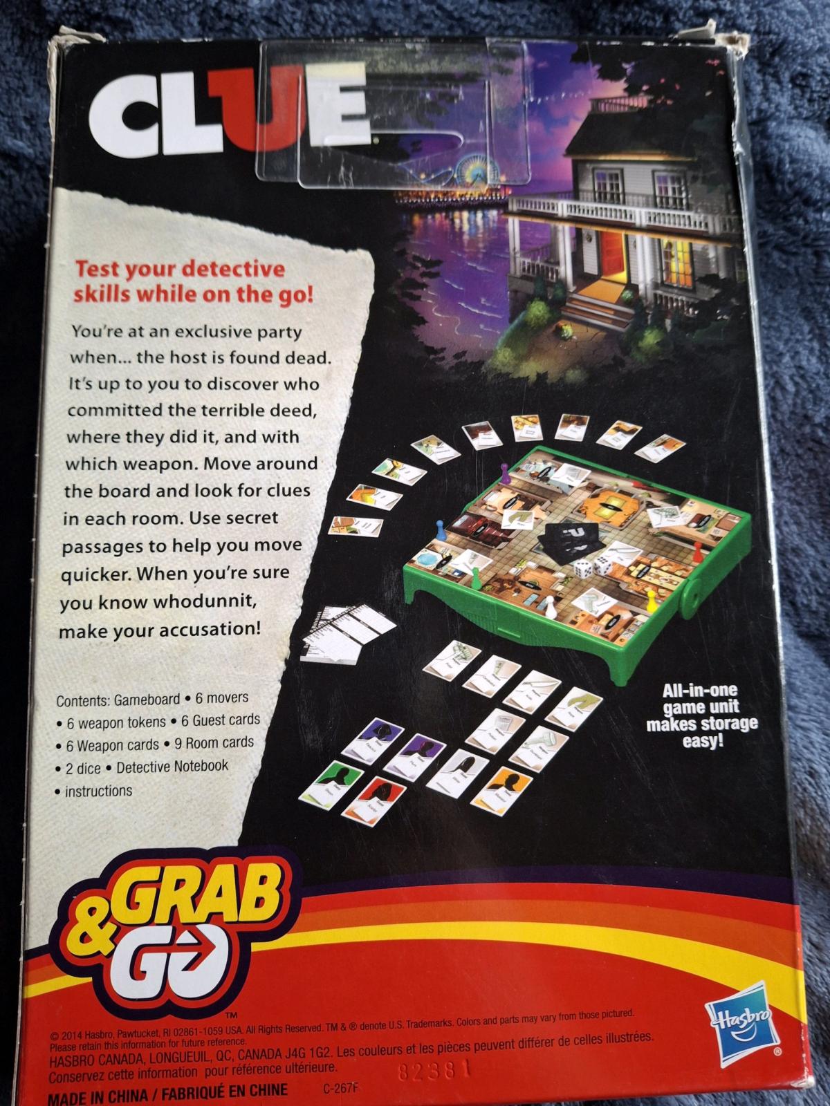 Clue Grab and Go