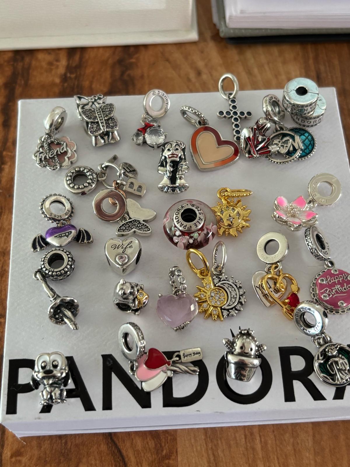 PRE LOVED PANDORA CHARMS