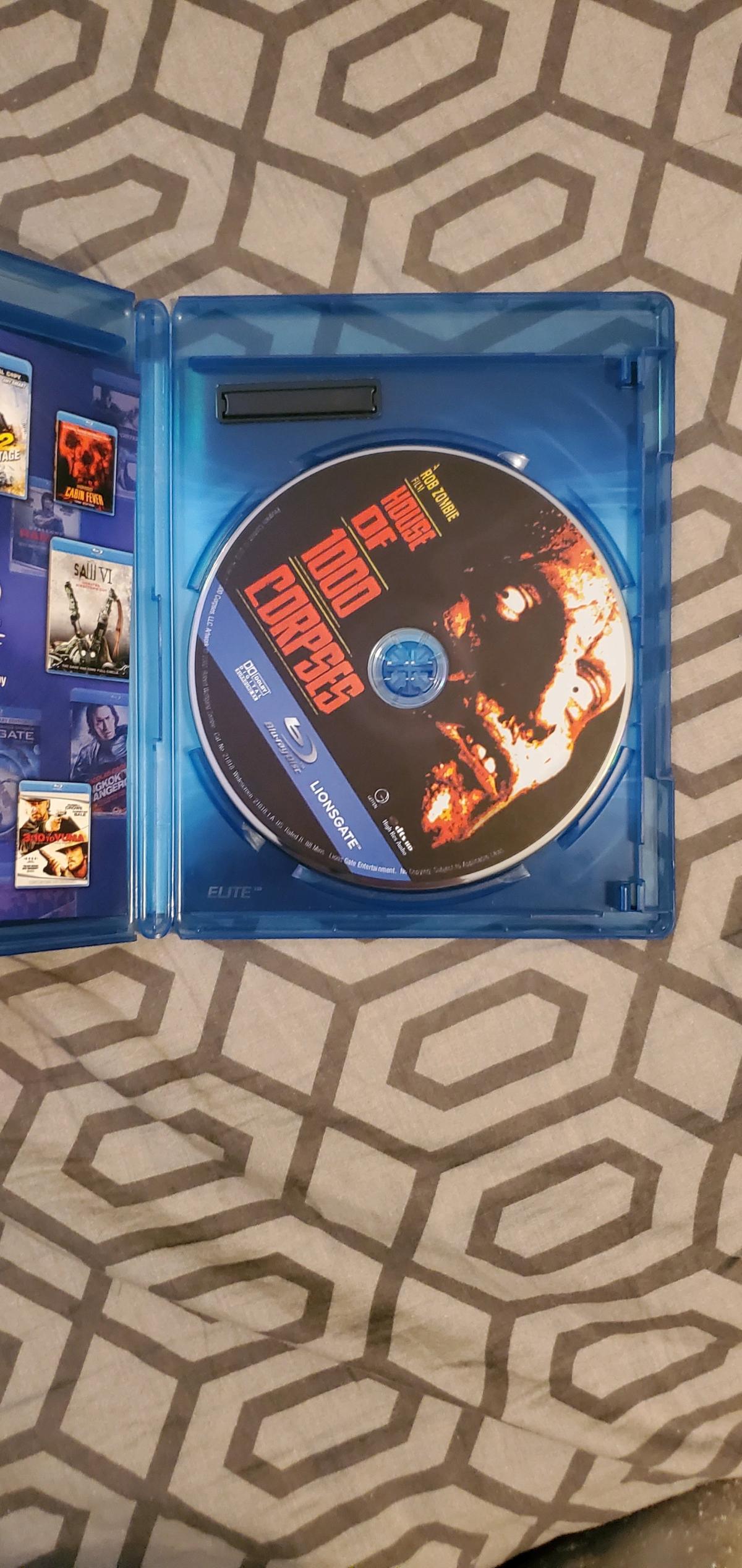 House of 1000 corpses on bluray