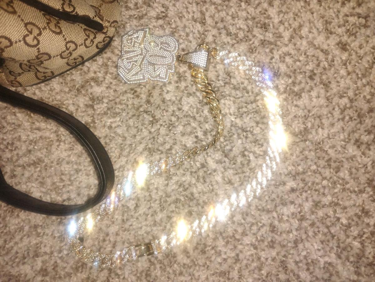 80s Baby Iced Out Cuban Chain