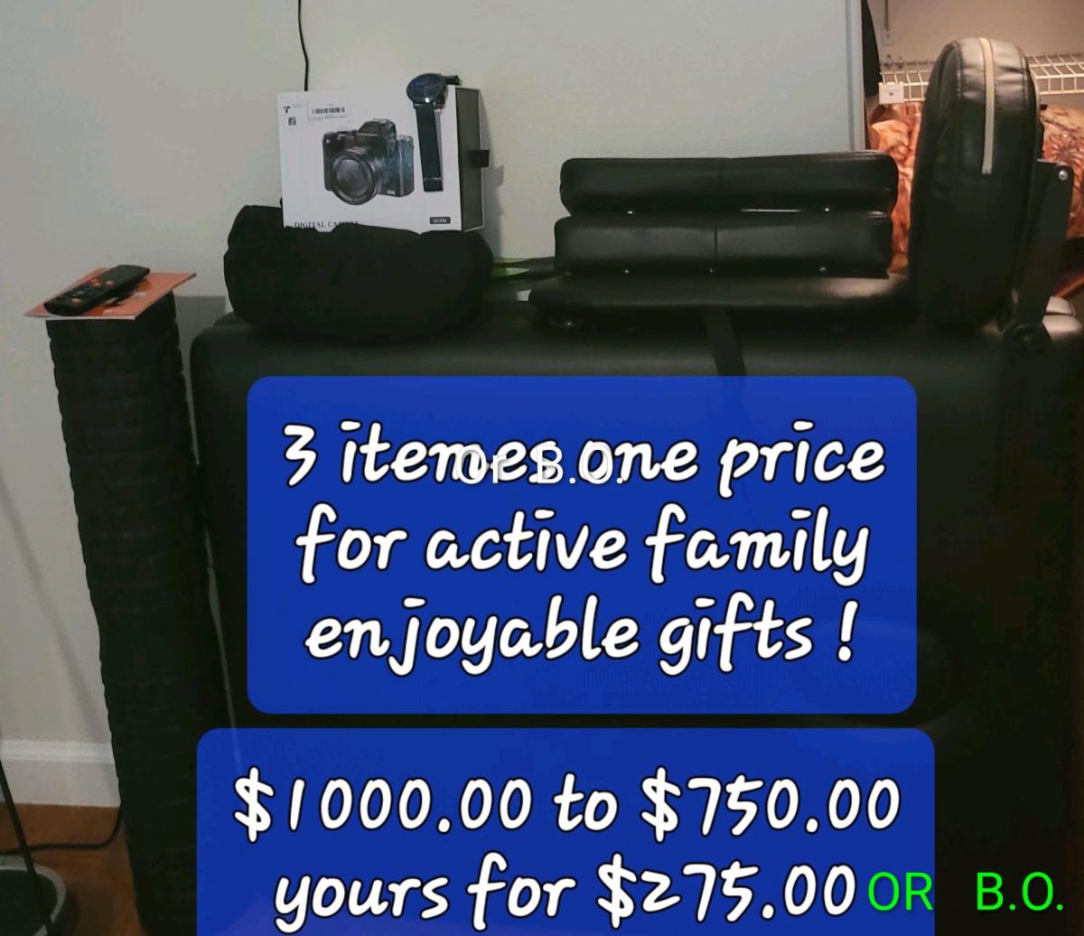 3  ALMOST NEW ITEMS 1 PRICE