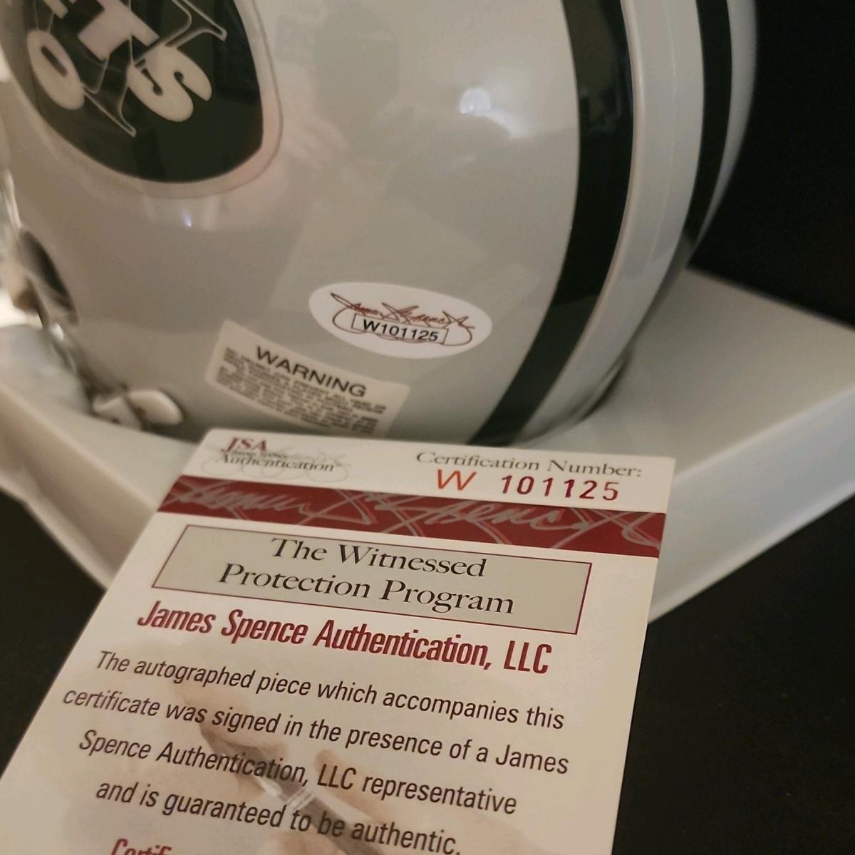 EXTREMELY RARE JOE NAMATH SB III MVP AUTOGRAPHED NY JETS