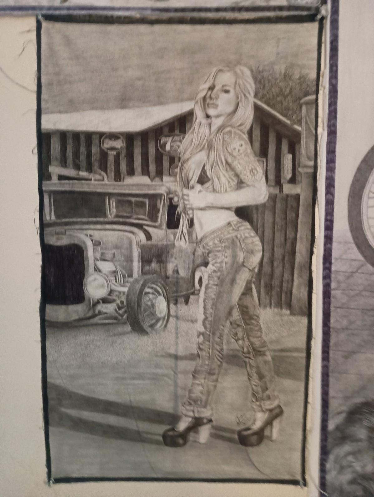 self learned prison artist and tattoo artist