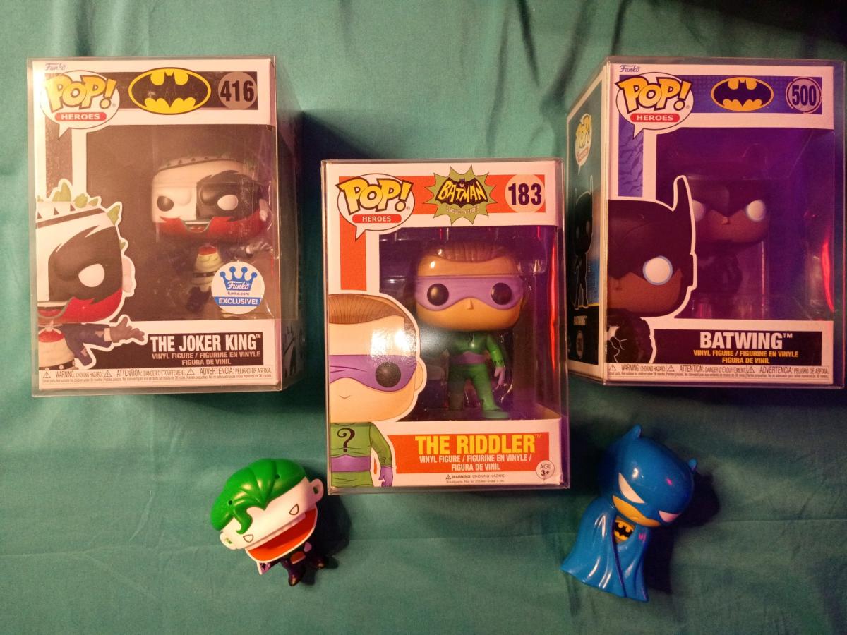 3 batman funkos