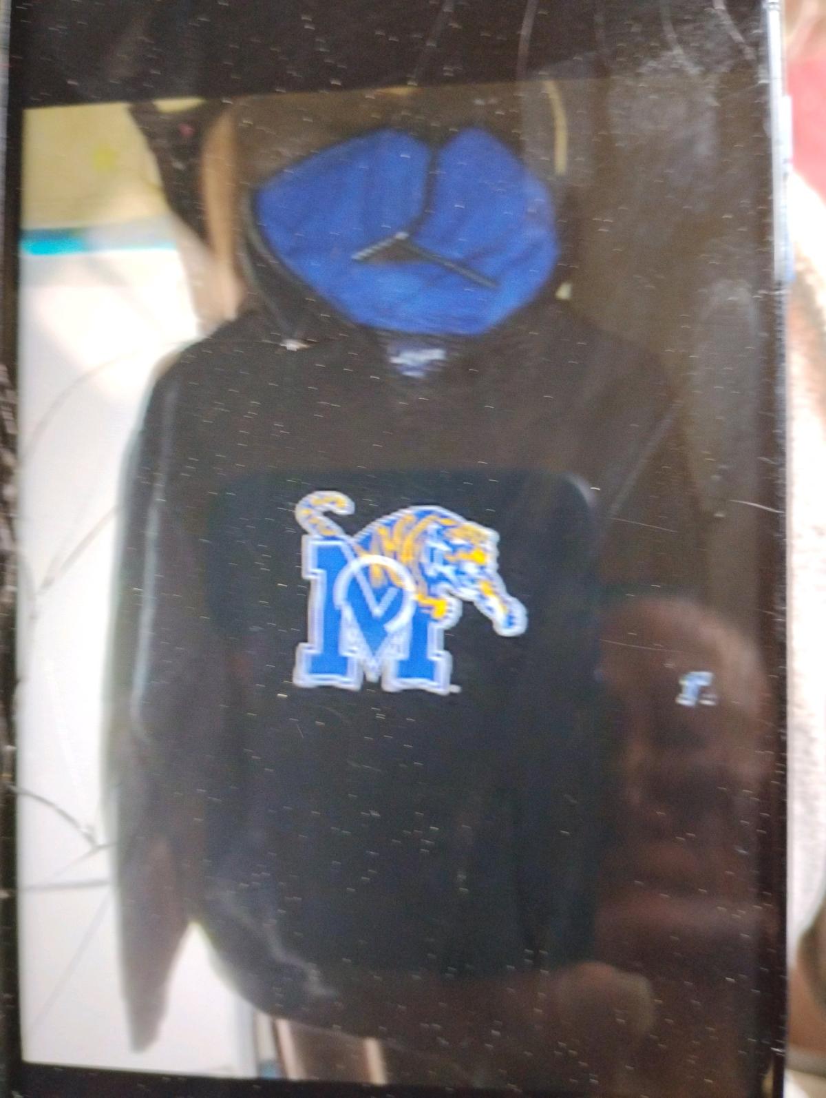 A Nice Black and Blue Sweatshirt Hoodie
