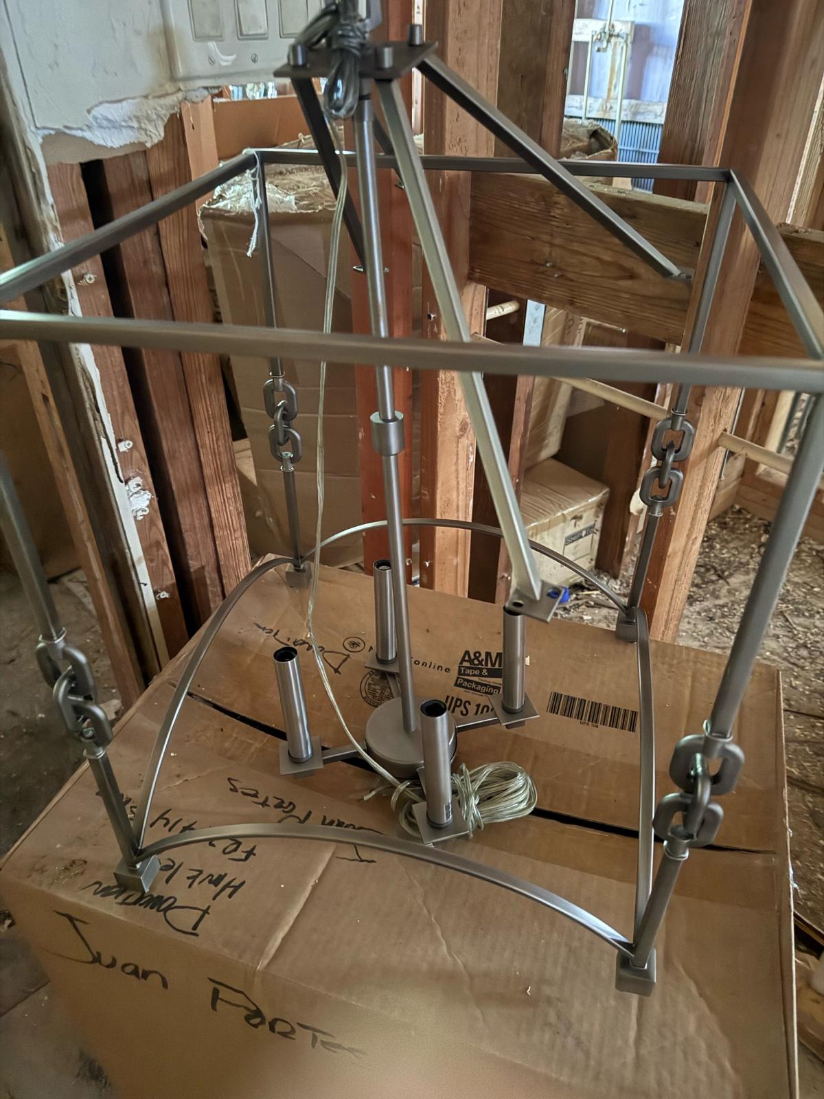 Brush Nickel Chandelier
