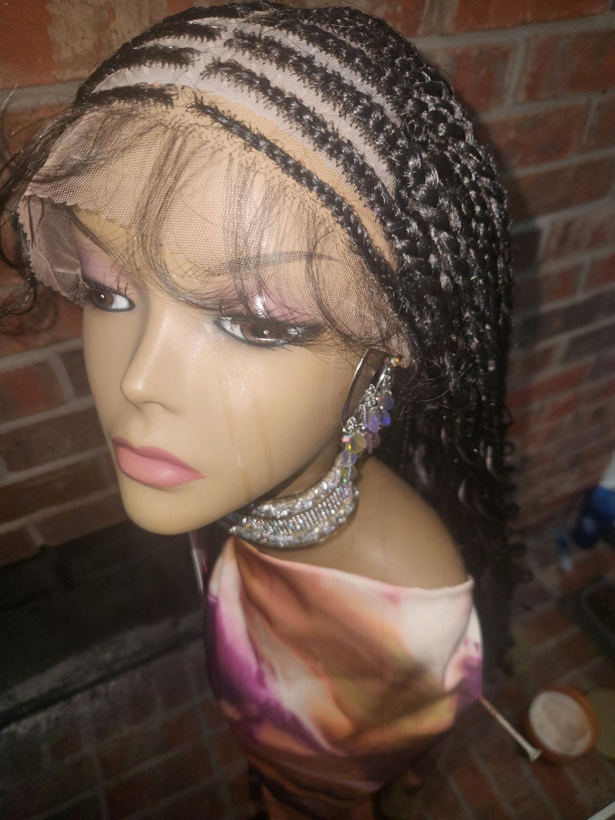 360 Lace Frontal Braided Wig