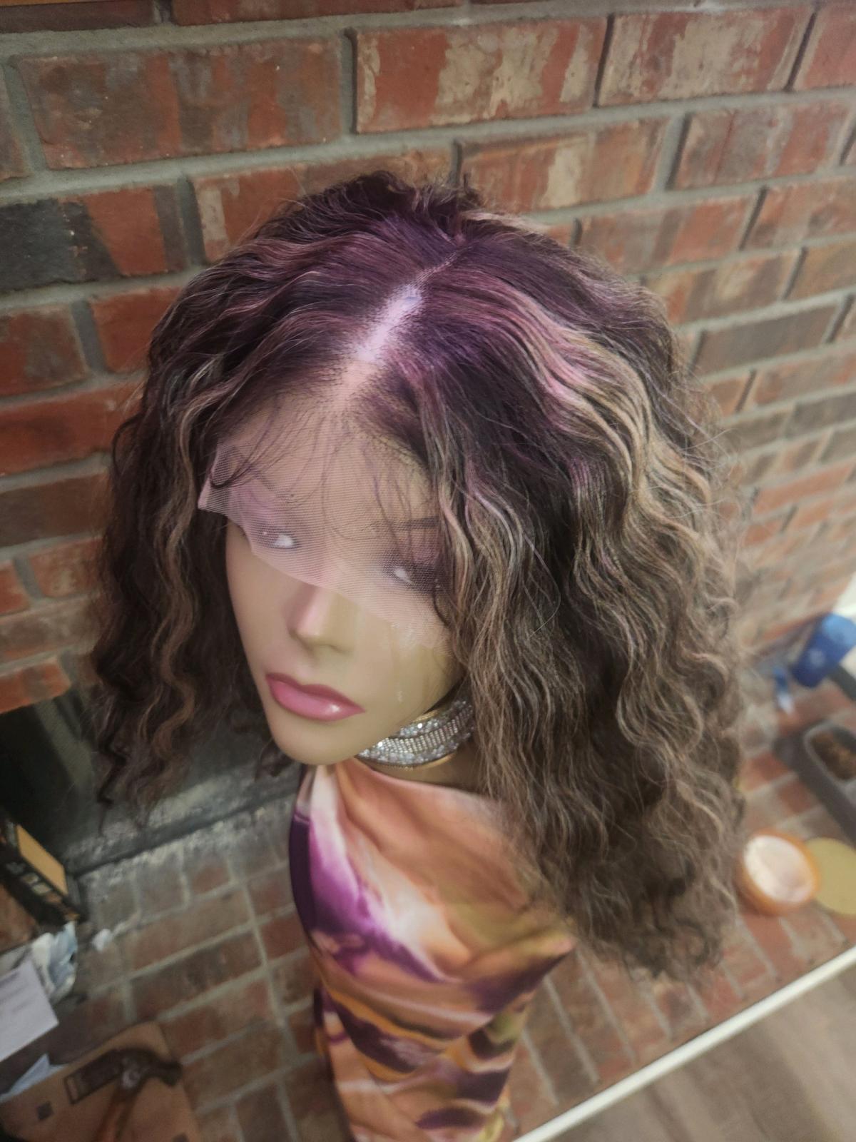 damaged lace wig