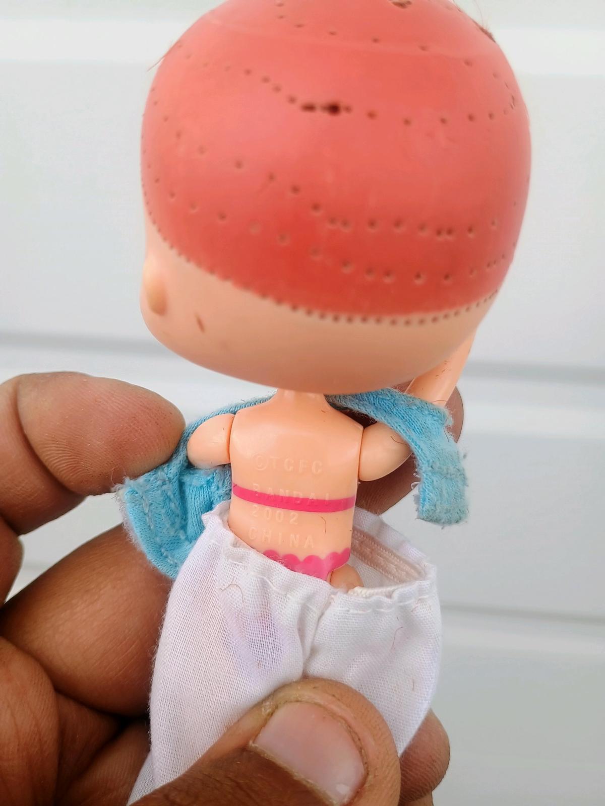 Bandai Strawberry Shortcake Dolls with NO HAIR 2002 2003 Vin