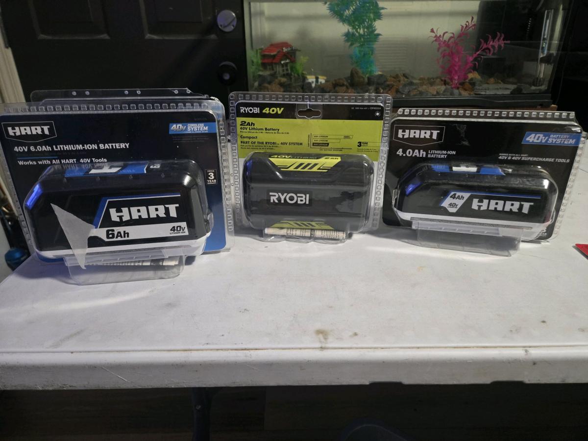 Lithiumion batteries brand new