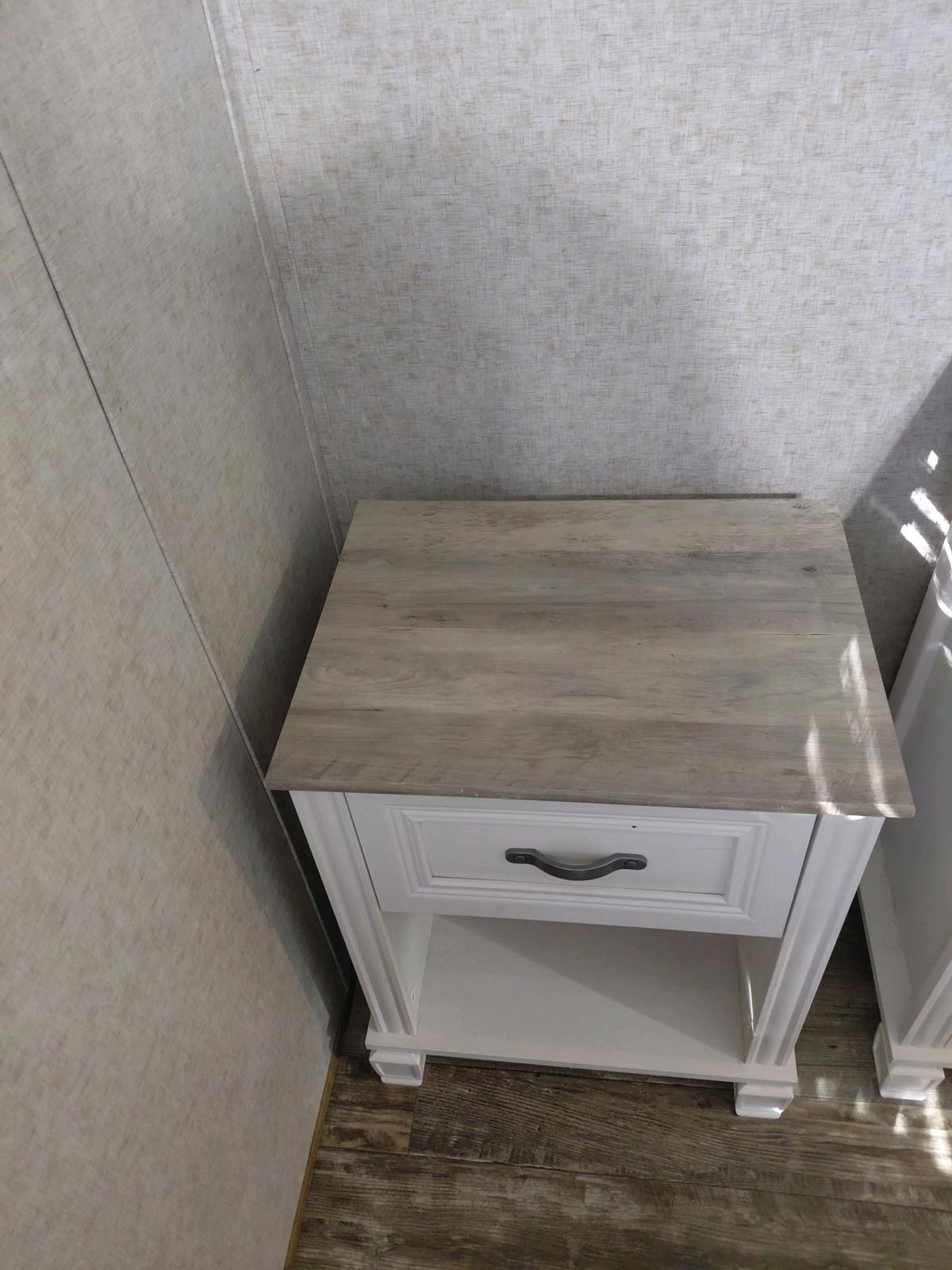 nightstand with drawer hasnt been used yet
