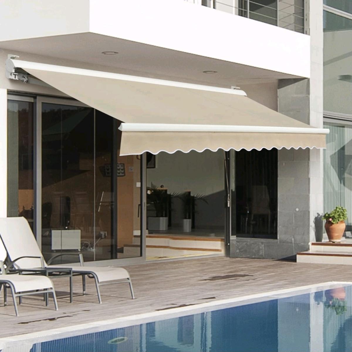 Diensweek 12x10 electric Patio Awning Fully Assembled