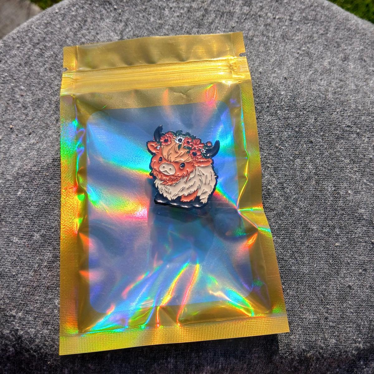 Highland Cow Pin